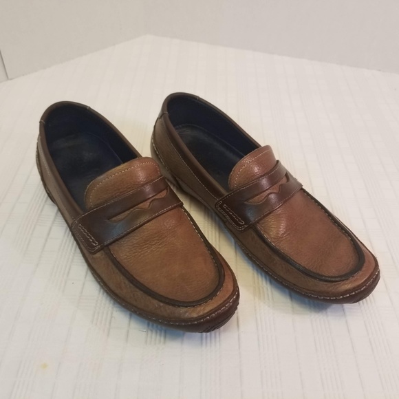 EUC. Cole Haan Leather Moccasin Driving Shoes 7.5M - Picture 2 of 8